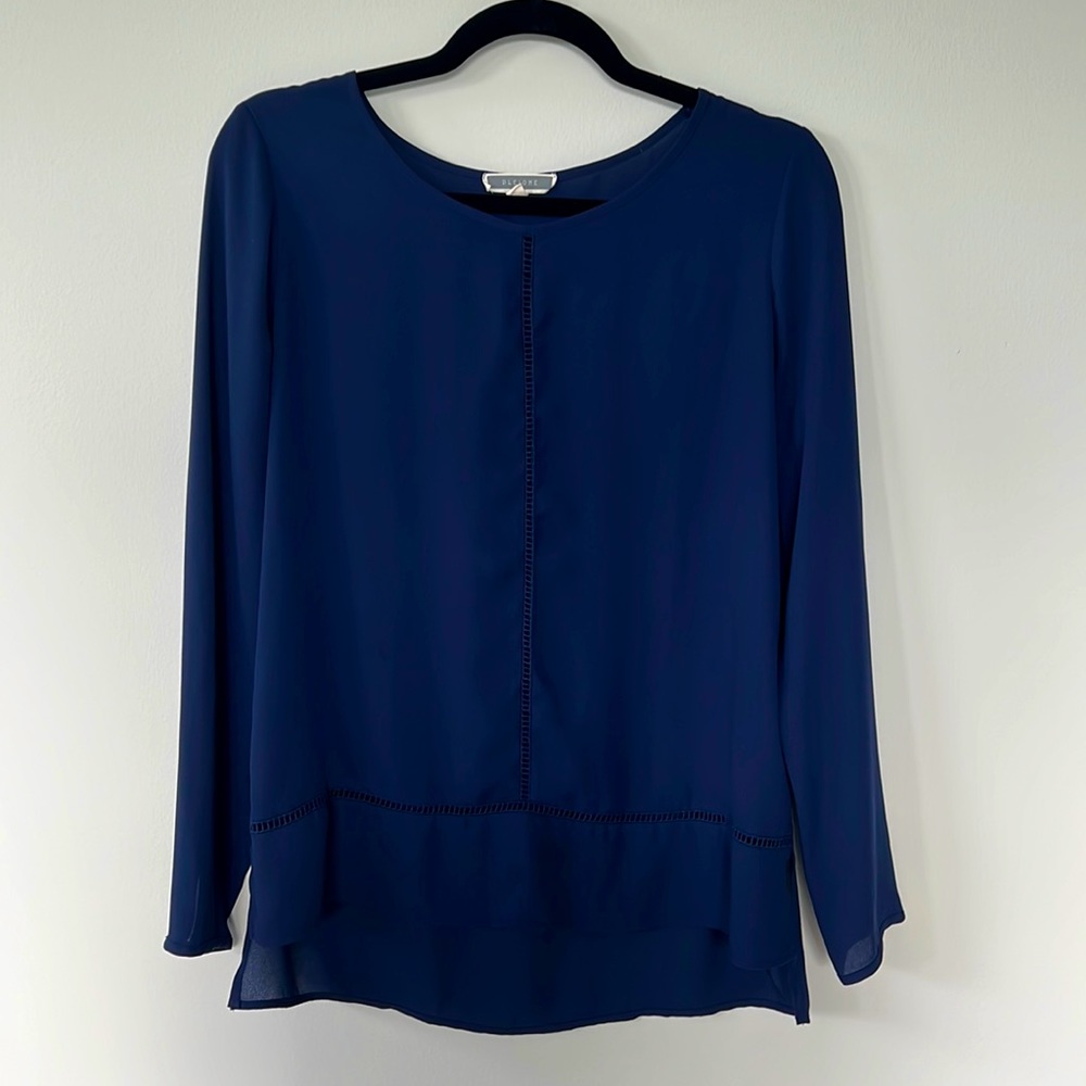 Navy Blue Blouse